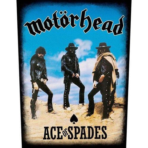 Motörhead - Ace of Spades - Backpatch officiële merchandise, Verzamelen, Muziek, Artiesten en Beroemdheden, Kleding, Nieuw, Ophalen of Verzenden