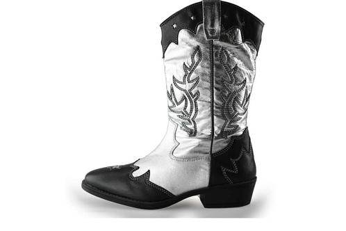 Apples & Pears Cowboy laarzen in maat 36 Zilver | 10% extra, Kleding | Dames, Schoenen, Overige kleuren, Zo goed als nieuw, Verzenden