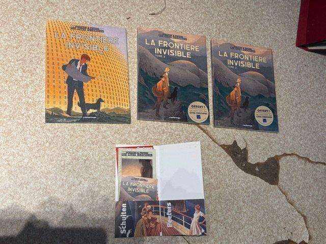 Les Cités Obscures T8 + T9 + 2x carte IGN + dossier de, Boeken, Stripboeken