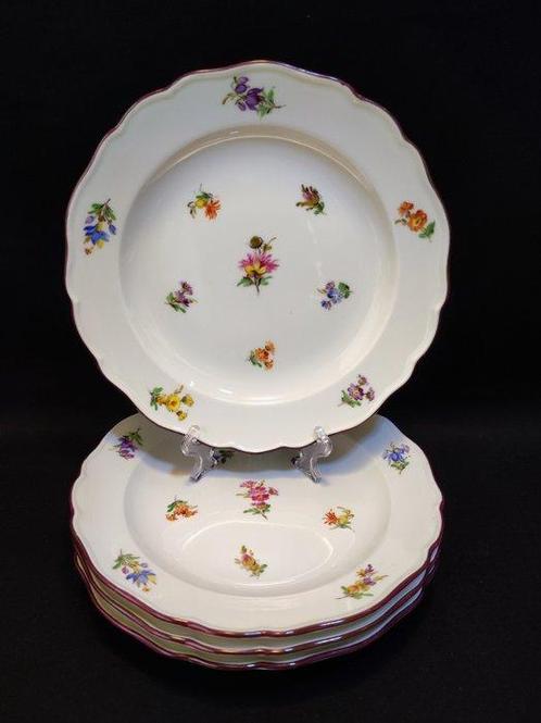 Meissen - Bord (4) - Ø 17,7 cm 4er Set, Antiek en Kunst, Antiek | Meubels | Tafels