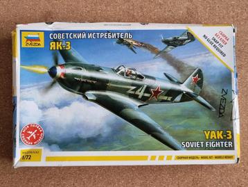 Zvezda 7301 Yak-3 Soviet Fighter 1:72 SEALED beschikbaar voor biedingen