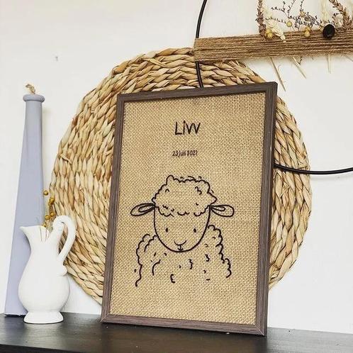 Geboortelijst Olivia Sheep (Geboortelijstjes), Kinderen en Baby's, Kraamcadeaus en Geboorteborden, Nieuw, Ophalen of Verzenden