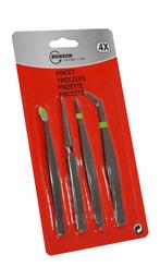 Set pincetten (4 stuks) voor nauwkeurig werk, Ophalen of Verzenden, Nieuw