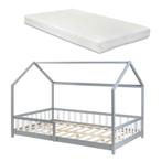 Kinderbed Hesel huisbed met matras en uitvalbeveiliging 120x, Kinderen en Baby's, Kinderkamer | Bedden, Verzenden, Nieuw