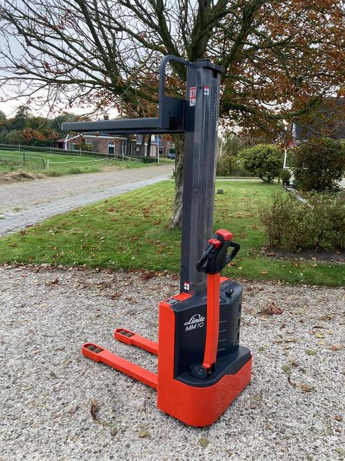 Compacte Linde MM10 stapelaar 1000kg 1.95M hefhoogte, Doe-het-zelf en Verbouw, Palletwagens en Pompwagens, Zo goed als nieuw, Verzenden