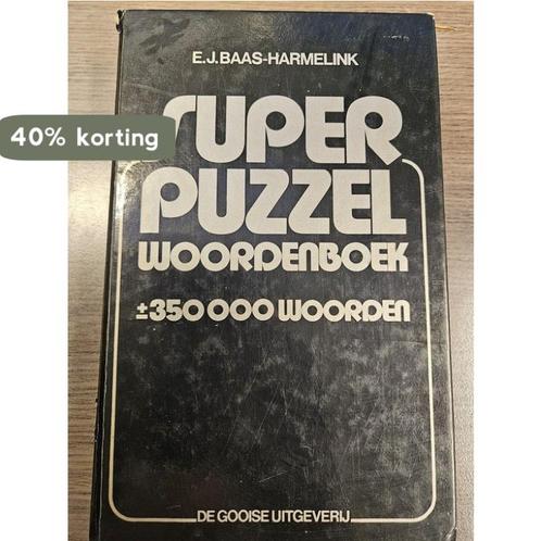 Super puzzelwoordenboek 9789026922251 Baas Harmelink, Boeken, Hobby en Vrije tijd, Gelezen, Verzenden