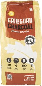 Grill Guru 6KG Houtskool - Houtskool van Europese Eik voor, Tuin en Terras, Ophalen of Verzenden, Zo goed als nieuw, Grill Guru