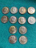 Verenigde Staten. Kennedy Silver Half Dollars 1967/1968 (12