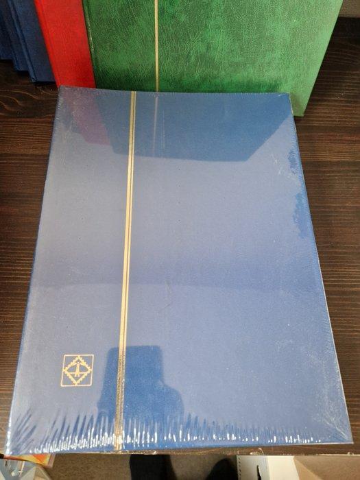 Nederland - Zes nieuwe stokboeken in Leuchtturm 64 paginas, Postzegels en Munten, Postzegels | Nederland