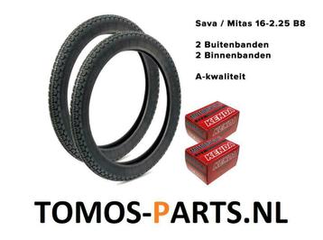 TOMOS Buitenband set - Sava Mitas - Kenda | TOMOS-Parts.nl