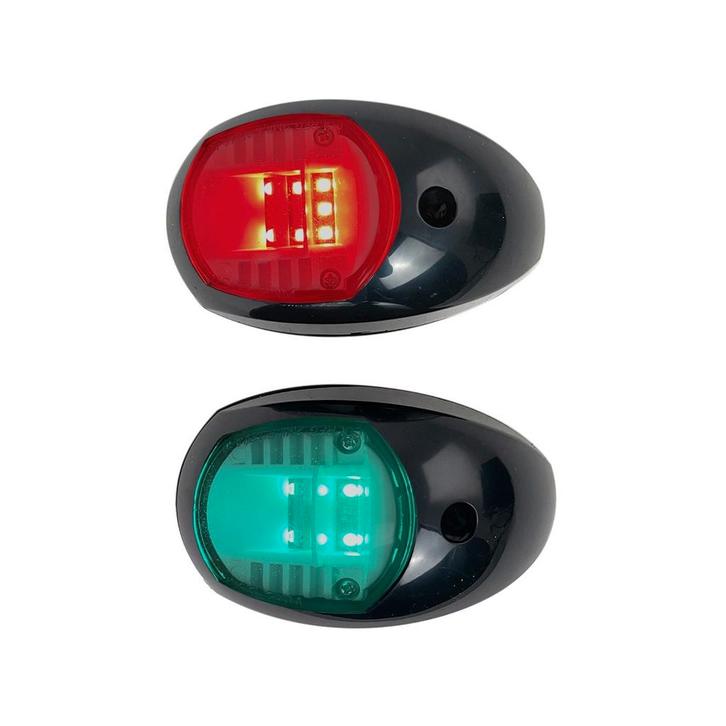 Bakboord en Stuurboord LED Navigatieverlichting set, zwart, Watersport en Boten, Bootonderdelen, Nieuw, Ophalen of Verzenden