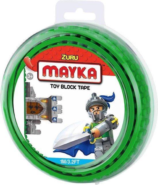 Zuru-Mayka 34634 Block Tape 2 Noppen 1m Groen, Kinderen en Baby's, Speelgoed | Overig, Verzenden