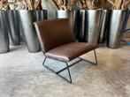 Veiling - Fauteuil Casper (2 stuks) Design - Bruin - Donkerb, Huis en Inrichting, Fauteuils, Nieuw