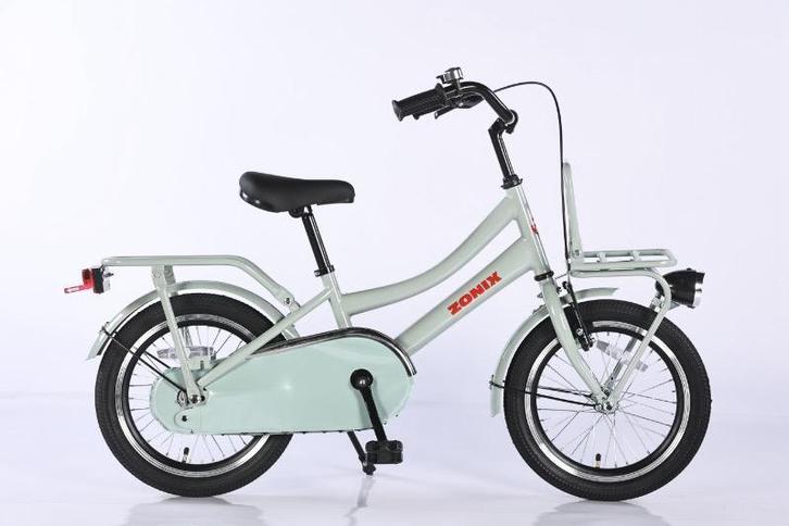 Zonix Meisjesfiets 16 Inch Mint Grey Kinderfiets Transport, Fietsen en Brommers, Fietsen | Meisjes, Nieuw, Ophalen of Verzenden