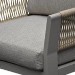 Saigon stoel bank loungeset 4 delig latte zand aluminium, Ophalen of Verzenden, Nieuw