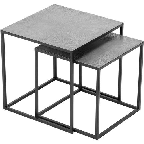 Set Bijzettafels - Trion Arie - Vierkant - 40x40x40cm -, Huis en Inrichting, Tafels | Eettafels, Nieuw, Overige materialen, Ophalen of Verzenden