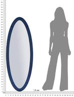 OSLO BLAUWE WANDSPIEGEL CM 55X2X150 ( BINNENSPIEGEL AFMETING, Huis en Inrichting, Woonaccessoires | Spiegels, Ophalen of Verzenden