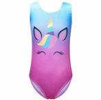 SALE - Turnpakje Unicorn - maat 104/110 tot en met 152/158, Nieuw, Ophalen of Verzenden, Roze, Kleiner dan kindermaat 122