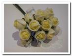 Mini foam roos 2 cm. creme / bundel Mini foam roos, Ophalen of Verzenden, Nieuw