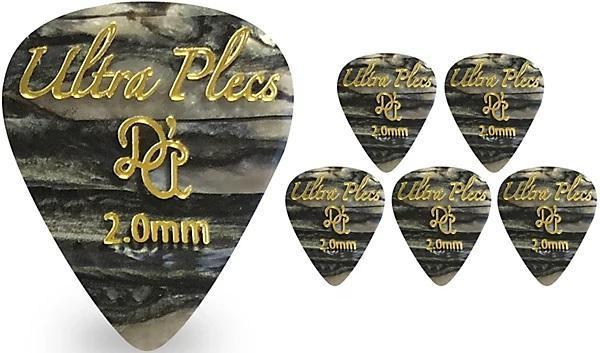 DAndrea Ultra Plecs Black Oyster plectrum 2.00 mm 6-pack, Muziek en Instrumenten, Instrumenten | Toebehoren, Elektrische gitaar