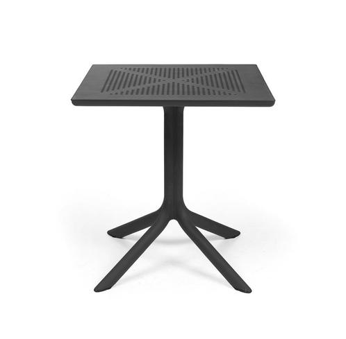 Nardi tuintafel Clip 70 van glasvezel - Antraciet, Tuin en Terras, Tuintafels, Ophalen of Verzenden