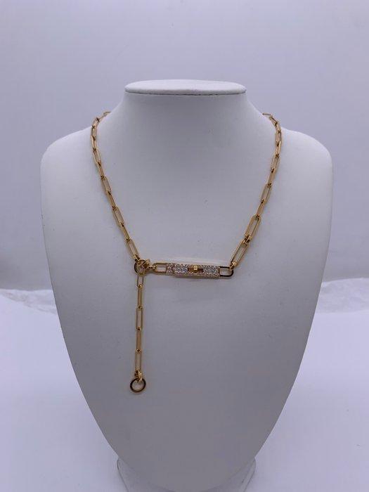 Hermès - Halsketting - 18 karaat Geel goud - 0.62ct. tw., Sieraden, Tassen en Uiterlijk, Kettingen