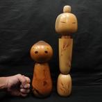 Uniek ontwerp Sosaku Kokeshi  / kokeshi-pop - Hout -, Antiek en Kunst, Curiosa en Brocante