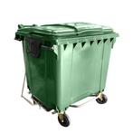 Afvalcontainer 1100 liter groen  met voetbediening, Huis en Inrichting, Woonaccessoires | Prullenbakken, Nieuw, Ophalen of Verzenden