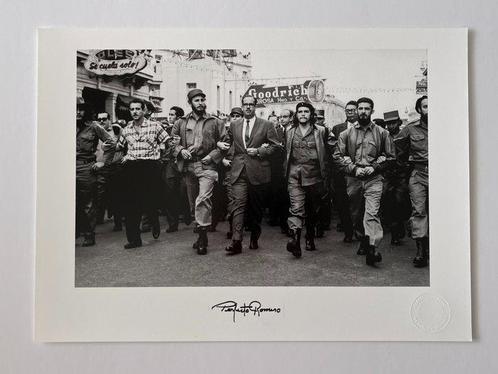 Perfecto Romero - (XL Photo) Che Guevara en el funeral para, Antiek en Kunst, Kunst | Schilderijen | Modern