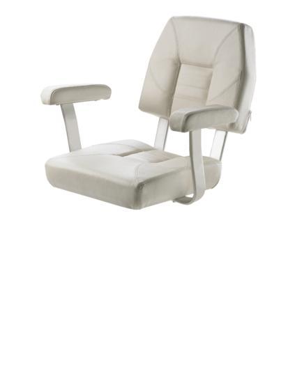 VETUS stuurstoel skipper met armleuningen wit BOOTSTOELEN.NL, Watersport en Boten, Accessoires en Onderhoud, Interieur en Kussens