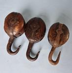 Katrollen (3) - Hout, IJzer, Antiek en Kunst, Curiosa en Brocante