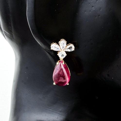 Zonder Minimumprijs - Oorbellen - 14 karaat Geel goud -, Sieraden, Tassen en Uiterlijk, Oorbellen