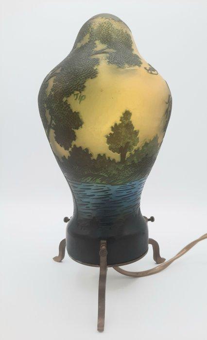 Tip Gallé - Tafellamp - glasmoes, Antiek en Kunst, Curiosa en Brocante