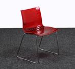 Designstoel Maxdesign X3 - Kunststof Rood, Huis en Inrichting, Stoelen, Ophalen of Verzenden, Gebruikt