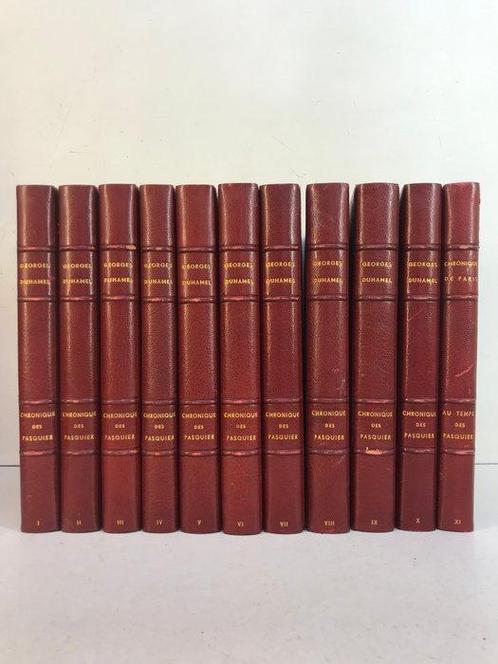 Signé; Georges Duhamel / Berthold Mahn - La Chronique des, Antiek en Kunst, Antiek | Boeken en Bijbels