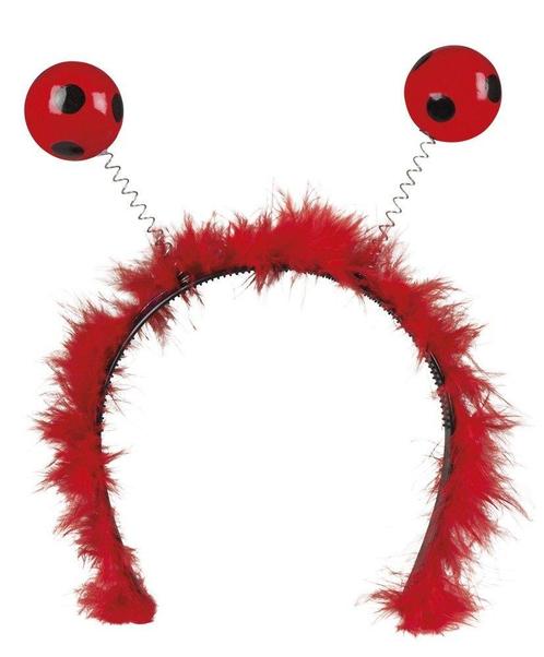 Diadeem lieveheersbeestje, Hobby en Vrije tijd, Feestartikelen, Feestartikel, Nieuw, Verzenden