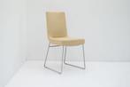 Montis Jim vergaderstoel - beige stof - slede poten, Werkplek, Ophalen of Verzenden, Gebruikt, Overige typen