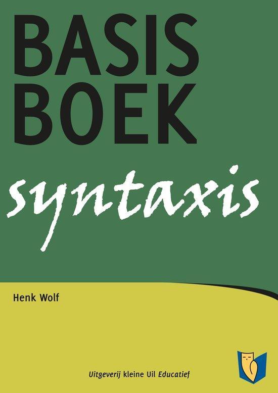9789492190772 Basisboek syntaxis | Tweedehands, Boeken, Schoolboeken, Zo goed als nieuw, Verzenden