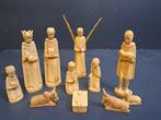Kerstdecoratie - Hout - Afrikaanse kerstgroep