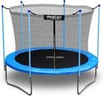 Trampoline - 312 cm - blauw - met ladder en binnenrand ne..., Kinderen en Baby's, Speelgoed | Buiten | Trampolines, Ophalen of Verzenden