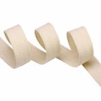 Biasband 15mm 45m Crème, Verzenden, Nieuw