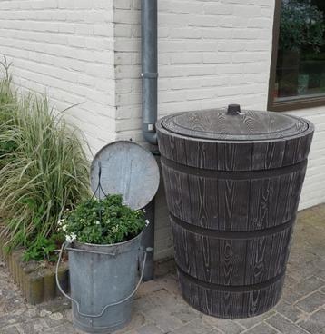 275 liter regenton Woodbarrel beschikbaar voor biedingen