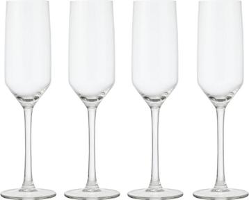 HEMA Champagneglazen 230ml - 4 stuks beschikbaar voor biedingen