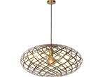 Lucide WOLFRAM - Hanglamp - Ø 65 cm - 1xE27 - Mat Goud /, Verzenden, Zo goed als nieuw