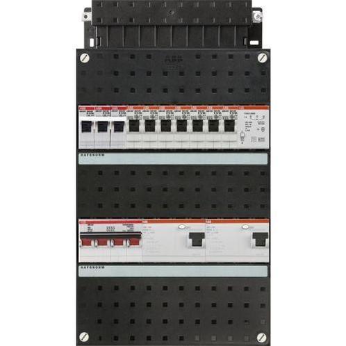 ABB groepenkast 3-fase, 7 groepen, 2 Aardlekschakelaars 4-P,, Doe-het-zelf en Verbouw, Elektra en Kabels, Nieuw, Ophalen of Verzenden