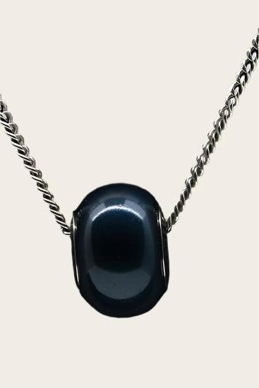 Swarovski Elements petrol pearl ketting hanger, Sieraden, Tassen en Uiterlijk, Kettinghangers, Nieuw, Verzenden