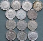 Nederland. Wilhelmina. 10 Cents 1892/1941 (13 stuks) (Zonder, Postzegels en Munten, Munten | Nederland
