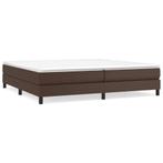 Bedframe Kunstleer Bruin 200x200 | Tweedekansje | Ruime S..., Huis en Inrichting, Overige materialen, Bruin, Ophalen of Verzenden
