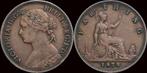 1978 Great Britain Victoria farthing 1878 Brons, Verzenden