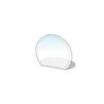 Vloerplaat rond 1200x1050mm glas 6mm, Huis en Inrichting, Kachels, Nieuw, Ophalen of Verzenden